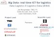 Big Data: real time ICT for logistics - DL4LD · Big Data: real time ICT for logistics Data Logistics 4 Logistics Data (dl4ld) Partners: NWO t.a.v. Dr. G. (Arian) Steenbruggen, directeur