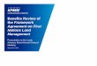 Benefits Review of the Framework Agreement on First ... · Benefits Review of the Framework Agreement on First Nations Land Management Presentation to the Lands Advisory Board Annual