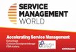 Accelerating Service Management · Accelerating Service Management Donna Knapp Curriculum Development Manager. ITSM Academy. ITSM Academy ... service management (some even say as