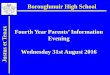 Boroughmuir High School Fourth Year Parents’ Information ...boroughmuirhighschool.org/.../2016/09/S4-Parents-info-PPt-August-2… · Boroughmuir High School Curriculum Curriculum