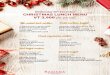 Wednesday 25 December CHRISTMAS LUNCH MENU VT 3,900 …€¦ · Greek salad Moroccan tabbouleh salad The salad bar section CHRISTMAS LUNCH MENU VT 3,900 per person Wednesday 25th