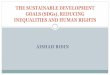 THE SUSTAINABLE DEVELOPMENT GOALS (SDGs), REDUCING ... · THE SUSTAINABLE DEVELOPMENT GOALS (SDGs), REDUCING INEQUALITIES AND HUMAN RIGHTS . ... Factories and Machinery Act 1967 (revised