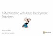 Azure Resource Manager - Meetupfiles.meetup.com/18259330/ARM Wrestling with MJ.pdf · Azure Resource Manager Overview Using Windows PowerShell with Resource Manager Using the Azure