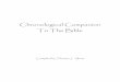 Chronological Companion To The Bible · 2017-06-06 · Chronological Companion To The Bible Page i Thomas J. Short Introduction and Instructions I love the Bible! Not just because