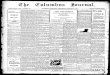 Columbus journal (Columbus, Neb.). (Columbus, NE) 1911-01 ... · the front door of Mrs Nugent'a millinery store, on Thirteenth street, and by the time the alarm was turned in the