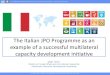 The Italian JPO Programme as an example of a successful ... · example of a successful multilateral capacity development initiative. 12th Meeting of National Recruitment Services
