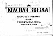 I SOVIET NEWS - DTIC · 2011-05-13 · I SOVIET NEWS PROPAGANDA ... --Soviet coverage of events in Poland increased in October. Moscow's ... boycotted Sadat's funeral. Soviet media