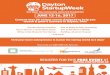 REGISTER FOR THIS FREE EVENT AT - Dayton Startup Week€¦ · The Lean Startup workshop How to Become a Social Media Master Where to Get Money for Your Startup How to Really do Sales