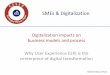Digitalization impacts on business models and process Why ... · business models and process Why User Experience (UX) is the centerpiece of digital transformation SMEs & Digitalization
