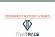 PROBABILITY & CREDIT SPREADS - Theo TradeGuide to Selling High Probability Spreads • Saturday June 18th 9am – 1pm Central Time • Trade Instructor: Don Kaufman • Class is archived