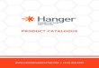 PRODUCT CATALOGUE - Hanger, Inc. · F3000 UCBL L3000 Material: Polypropylene Foot plate length: Full All locations F1932 SMO L1907 Material: Copoly, thinned dorsum Footplate length: