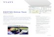 E6474A Drive Test Analysis Solution - VIAVI Solutions Inc. · 3 E6474A Drive Test Analysis Solution Analysis Solution Views The Analysis Solution presents measured data in table,