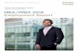 Schulich School of Business MBA/IMBA 2018 Employment Report · TABLE OF CONTENTS 1 Recruiting at Schulich 2 Compensation by Industry 2 Class of 2018 at a Glance 3 Compensation by