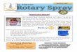 October 30 , 2018 Rotary Spray · St. Simons March 31, 2020 Rotary Spray October 30 , 2018 Volume 20, Number 32 Mar ch 24t h Meet ing We had 26 people join the Zoom meeting on March