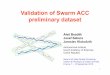Validation of Swarm ACC preliminary datasetbezdek/download/Bezdek_etal_2015_Validation.pdf · (1) corrected for steps (except for three weeks in Oct–Nov) (2) free from temperature