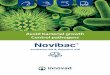 Avoid bacterial growth Control pathogens Novibac · Avoid bacterial growth Control pathogens ... reduce the bacterial count in feed, but condensation of the warm air in the cooling