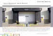 Serco Blackout Dock Shelter Model BDS-S · Blackout Dock Shelter to automatically position and seal the trailer door hinge gaps • High Molecular Weight Polyethylene (HMWPE) material