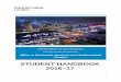 STUDENT HANDBOOK 2016–17 · STUDENT HANDBOOK 2016–17 DEPARTMENT OF MATHEMATICS . Faculty of Natural Sciences . MRes in Stochastic Analysis and Mathematical Finance . 2 Contents