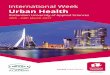International Week Urban Health - …...International Week Urban Health Rotterdam University of Applied Sciences 20th - 24th March 2017 SUMMARY International Week 2017 2 ECTS / 3 ECTS
