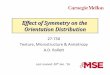 Effect of Symmetry on the Orientation Distributionpajarito.materials.cmu.edu/rollett/27750/L3-OD_symmetry-21Jan16.pdf3. Sample symmetry has the same sort of eﬀect as crystal symmetry,
