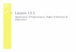 Lesson 13.3-Applications of Trig - Lehi Mathlehimath.weebly.com/uploads/5/0/2/5/5025433/lesson... · Worksheet 13.3. Title: Microsoft PowerPoint - Lesson 13.3-Applications of Trig