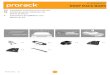P15/P16/P17 ROOF RACK BARSs3-us-west-2.amazonaws.com/yakimaassets/prorack/... · ROOF RACK BARS P15/P16/P17 EN Maintenance Clean the car roof and surfaces of the product that will