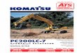 ATS Komatsu PC200LC-7d3is8fue1tbsks.cloudfront.net/PDF/Komatsu/ATS... · KOMATSU PC200LC-7 HYDRAULIC EXCAVATOR ATS EQUIPMENT INC. DIMENSIONS WORKING RANGE LIFTING CAPACITIES OPERATING