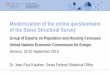 Modernization of the online questionnaire of the …...Modernization of the online questionnaire of the Swiss Structural Survey Group of Experts on Population and Housing Censuses
