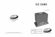 Manual Técnico · 2020-01-17 · 4 5 caracterÍsticas tÉcnicas dz cube 550 / dz cube 550 brushless 24v dz cube 850 jetflex / dz cube 850 jetflex brushless dz cube 650 jetflex tipo