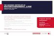 THE OSGOODE CERTIFICATE IN ENTERTAINMENT LAW · The Osgoode Certificate in Entertainment Law will provide you with the knowledge and skills you need to deal with some of the most