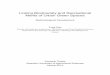 Linking Biodiversity and Recreational Merits of Urban ... · 3.2.2 Scale and size of urban biodiversity and its measurement 18 3.2.3 Importance of urban biodiversity and conservation