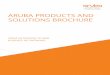 Aruba Products and Solutions Brochure · ARUBA PRODUCTS AND SOLUTIONS BROCHURE FROM ENTERPRISE TO SMB BUSINESS NETWORKING. TABLE OF CONTENTS 3 13 15 15 9 17 19 ACCESS POINTS CONTROLLERS