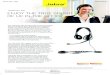 DATASHEET JABRA BIZ™ 360 ENJOY THE TRUE SOUND OF …Based on years of experience, the Jabra BIZ 360 delivers immediate value by ... Boom arm with 270° rotation Flexibility to ensure