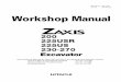 Hitachi Zaxis 225USR Excavator Service Repair Manual