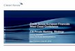 Credit Suisse European Financials West Coast Conference CS ... · Significant investments in international expansion. International growth Strong international presence – Added