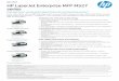 Data sheet HP LaserJet Enter prise MFP M527 seriesh20195. · Data sheet HP LaserJet Enter prise MFP M527 series Finish tasks faster and help protect against threats with multi-level
