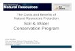 Soil & Water Conservation Program - DNR · Soil and Water Conservation Program • Leveraging federal funds ($45M in Mississippi River Basin Healthy Watersheds Initiative, and over