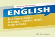 English for Research: Usage, Style, - 101books.ru101books.ru/pdf/A.Wallwork_-_English_for_Research_Usage...English for Research: Usage, Style, and Grammar Adrian Wallwork English for