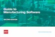 Guide to Manufacturing Software - EOH Infor Services · 2018-10-30 · 20 Get to know Infor PLM 11 Supply Chain Management (SCM) 12 Resources for SCM 13 SCM shopper’s checklist