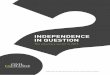 Independence In questIon - Civil Exchange€¦ · IndependenCe In queSTIon: the voluntary sector in 2016 5 threats to the independent voice of the sector It is somewhat ironic that