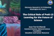 The Critical Role of PreK-12 Learning for the Future of ... Ferrini-Mundy Plenary.pdf · Education and Human Resources Discovery Research K-12 PI Meeting, Washington DC, June 1 The