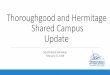 Thoroughgood and Hermitage Shared Campus Update · Security around campus •Extended fencing around campus •Gate for the bus loop •Additional cameras and radios will be purchased