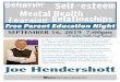 Behavior Self-esteem Mental Health Learning Relationshipsspringlake.nebo.edu/sites/springlake.nebo.edu/files... · Self-esteem Mental Health Learning presented by Joe Hendershott