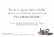 Survey of reasons clients visit the shelter and how their ... · Survey of reasons clients visit the shelter and how their expectations affect adoption decisions Anastacia Southland