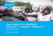 Your Impact. Our Gratitude. Donor Impact Report · PDF file 2019 Donor Impact Report – UNICEF Canada 3 Our Impact Together UNICEF Canada and our supporters share a vision of a world