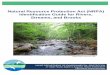 Natural Resource Protection Act (NRPA) Identification Guide for … · 2019-03-19 · for NRPA purposes if they have 2 or more of the 5 characteristics (e.g., case study 21H). •