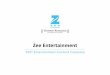 Zee Entertainment · India Media & Entertainment Industry ... Television industry in a secular growth phase 329 588 1,166 CY11 CY16 CY21e (INR bn) TV - 12.3% CAGR ... Network share