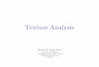 Texture Analysis - Purdue University · 2004-07-05 · Texture Analysis • There are two primary issues in texture analysis: ntexture classification otexture segmentation • Texture