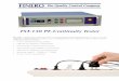 FST-130 PE-Continuity Tester - Finero · FST-130 PE-Continuity Tester FST-130 is a high power continuity tester for PE-grounding (Ground Bond) testing. It’s easy to use and single