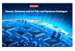 Sensor, Gateway and IoT Kits and Systems Catalogue · 2016-02-01 · Sensor, Gateway and IoT Kits and Systems Catalogue ... access the data Extracting the Data 3º Choose Support